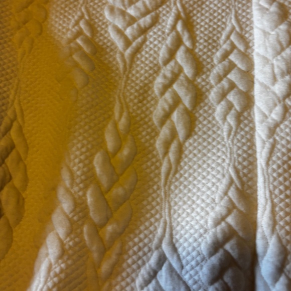 Zara off white quilted long sleeve high neck short dress NWT - Picture 14 of 15